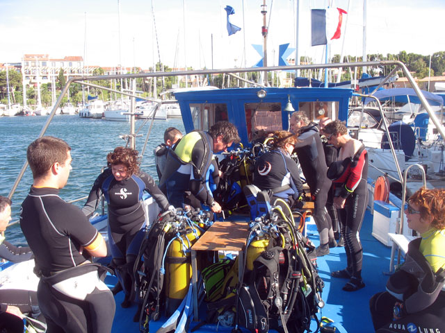 Equipement sur le bateau