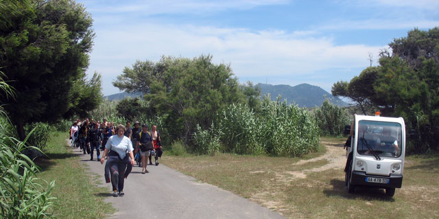 Marche sous le soleil