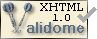 Valid XHTML 1.0